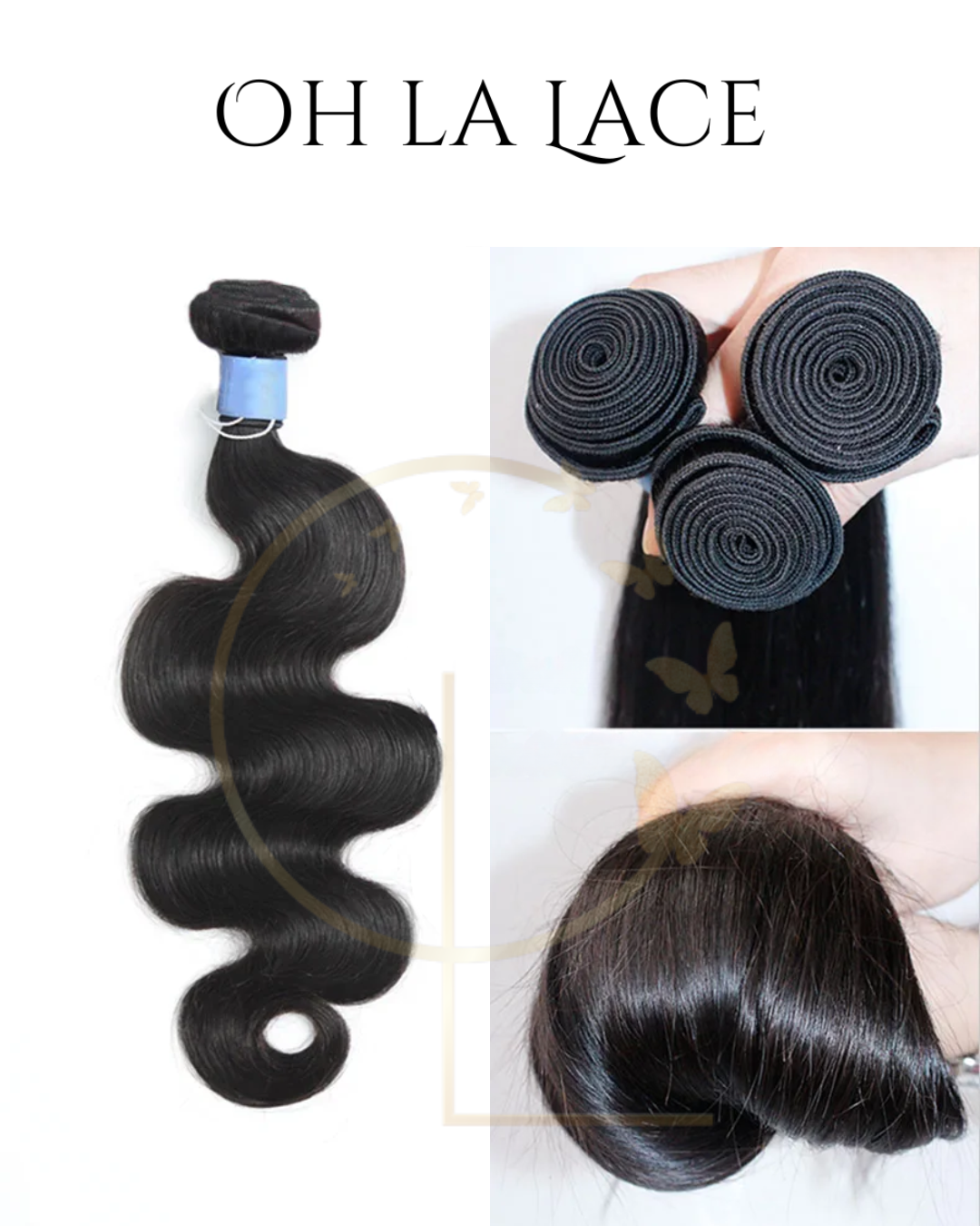 100% Virgin Remy Brazilian Hair Bundles – Body Wave
