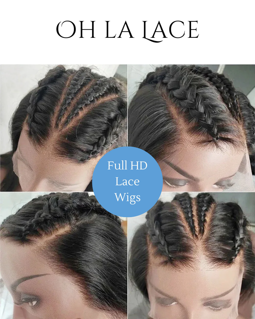 Invisi Drawstring Hidden Strap Full Lace Wig Straight Glueless Wig Lace Front Wig Frontal Wig Full Scalp HD Lace Human Hair Wigs