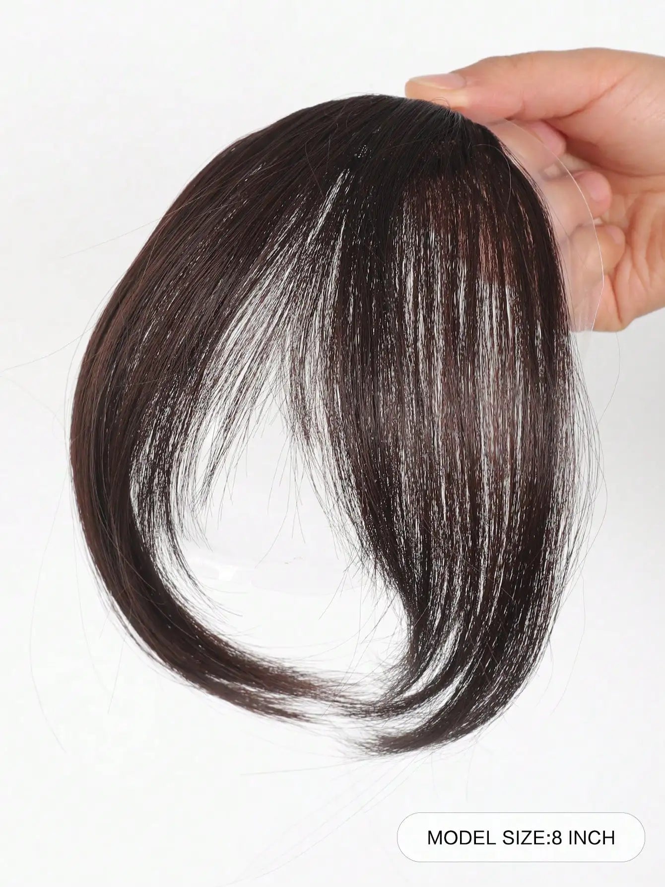 Synthesis Wig Middle-Part Clip-In Bangs