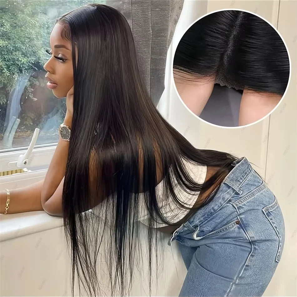 Mossily 250% Glueless Pre-Cut Straight premium Lace Wig