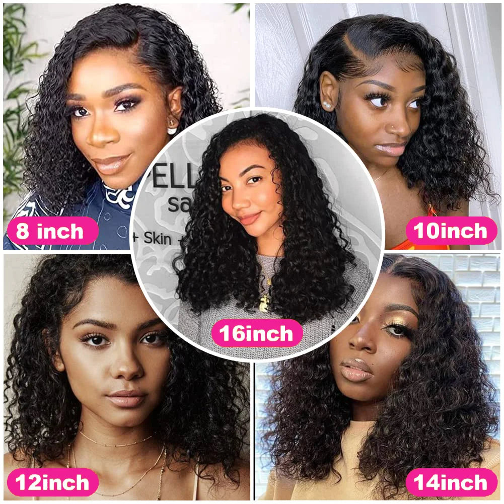 Brazilian Deep Wave Short Bob Wig 16 Inch