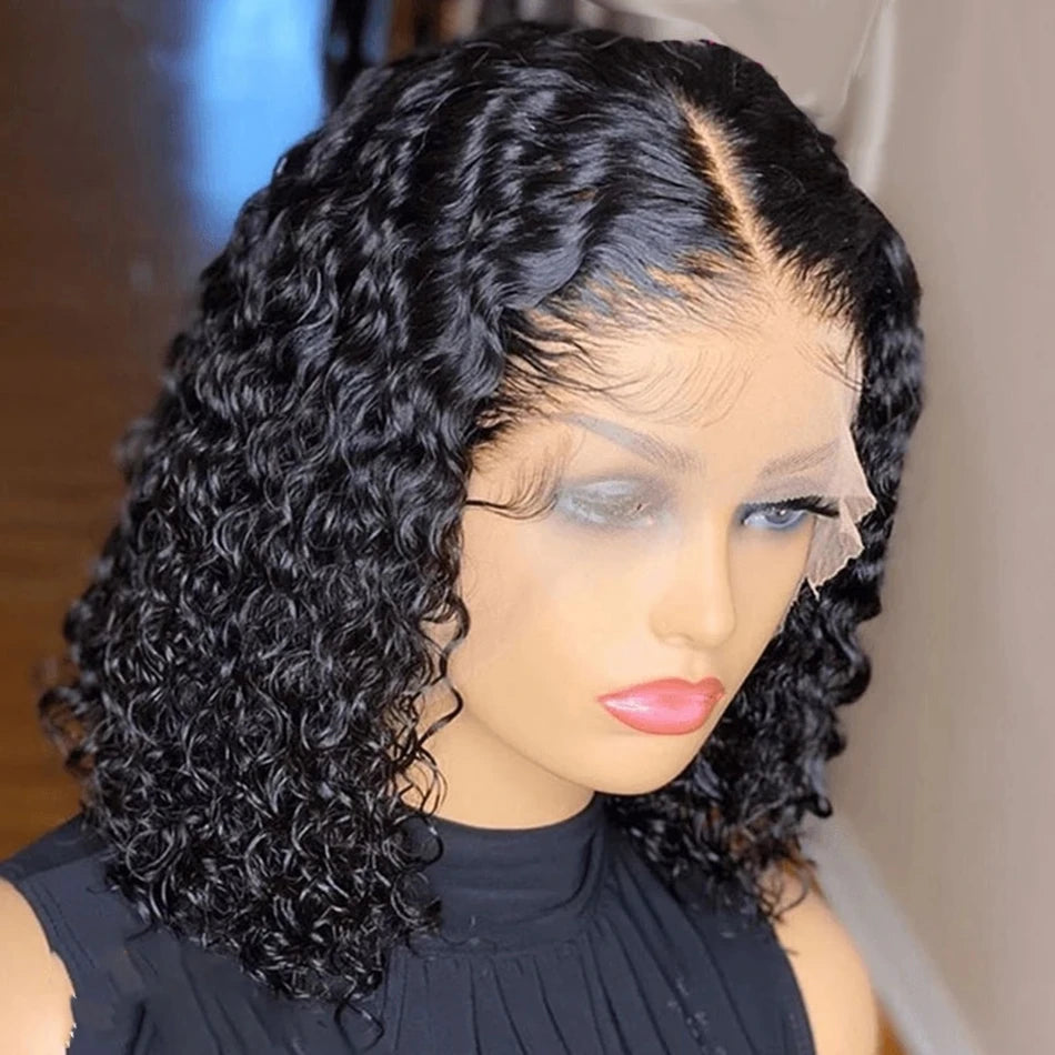 Brazilian Deep Wave Short Bob Wig 16 Inch