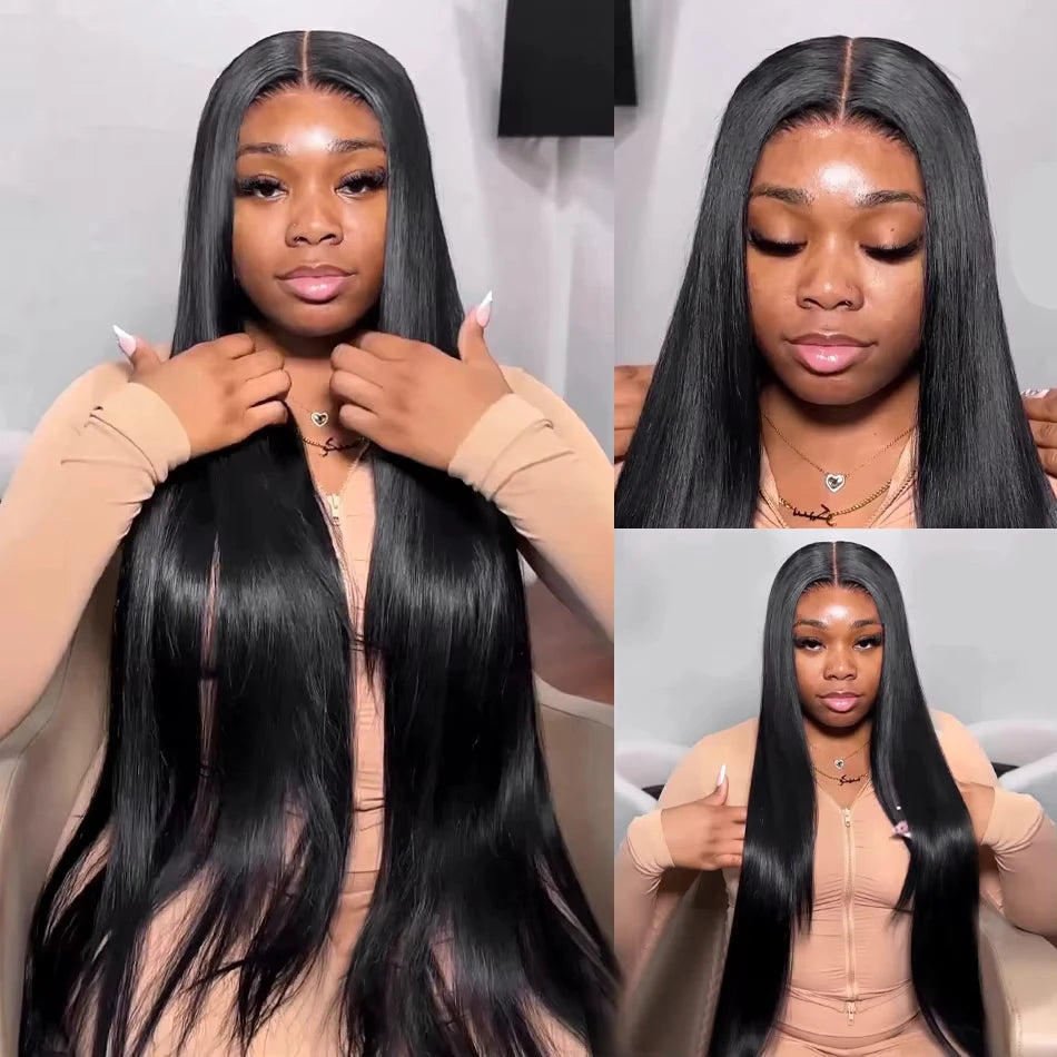 Mossily 250% Glueless Pre-Cut Straight premium Lace Wig