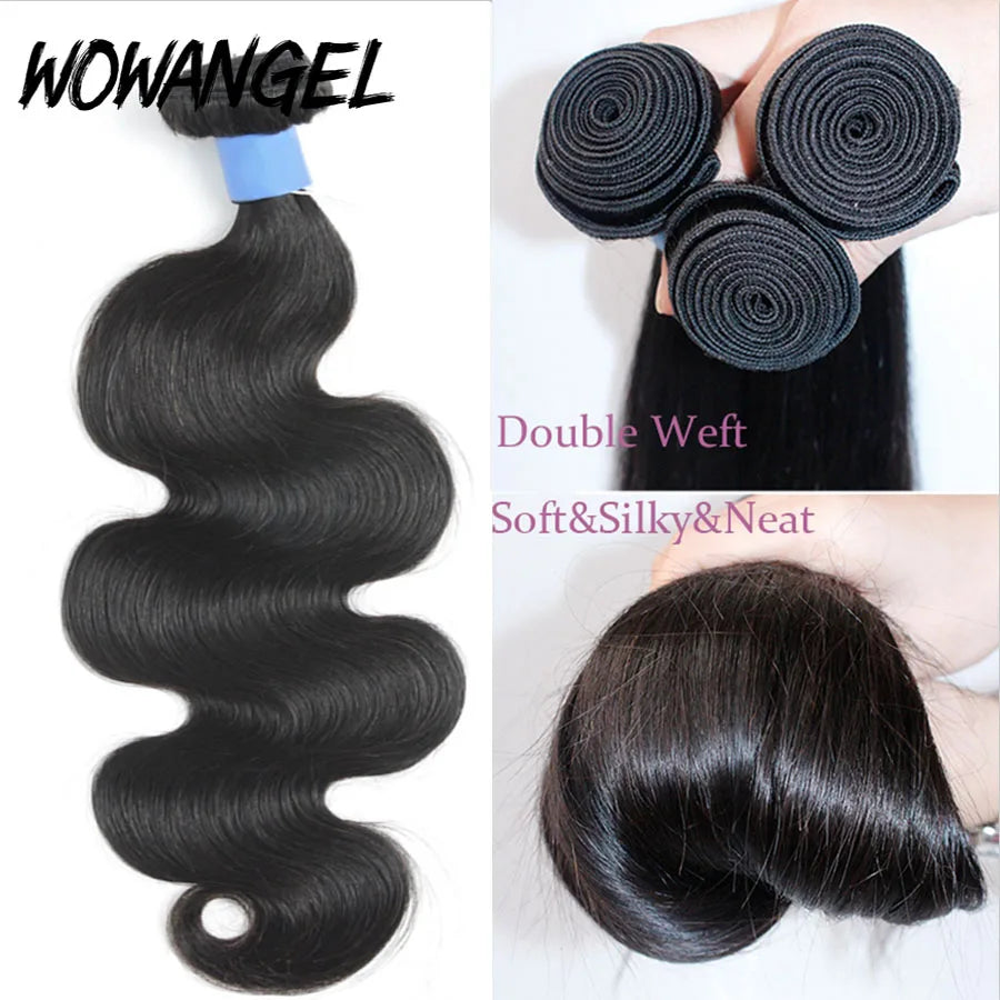 100% Virgin Remy Brazilian Hair Bundles – Body Wave