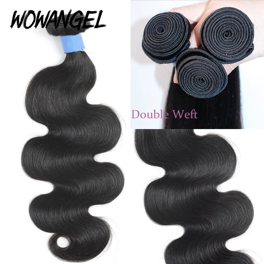 100% Virgin Remy Brazilian Hair Bundles – Body Wave