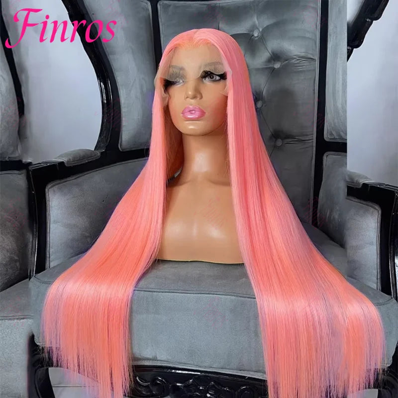 Brazilian Pink Lace Front Wig for Women