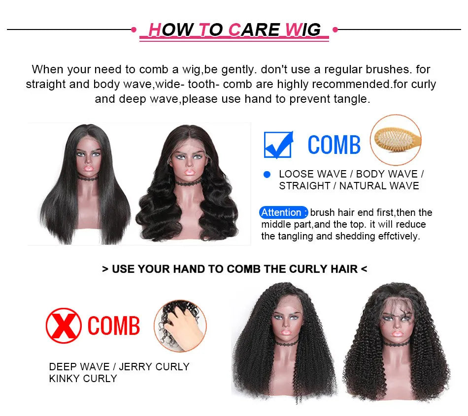 Kinky Straight HD Lace Front Premium Wig