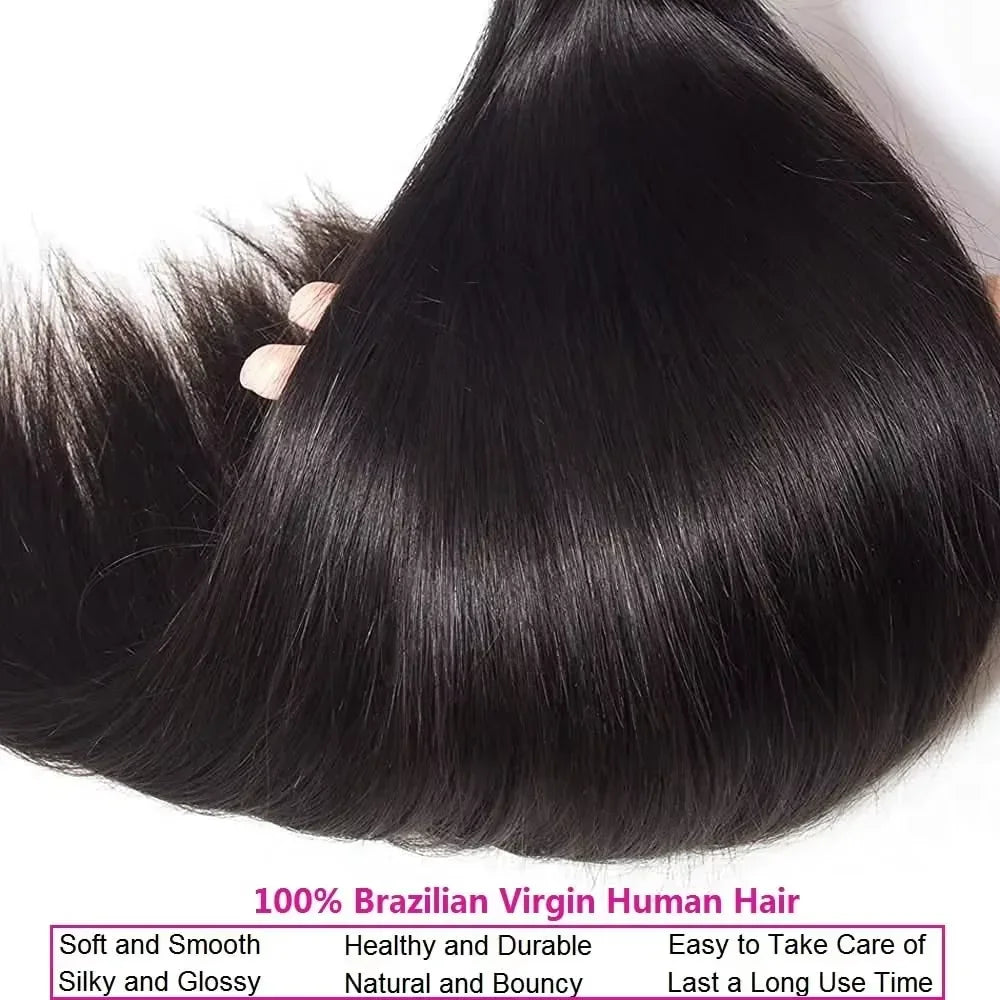 30-40 Inch Bone Straight Hair Bundles