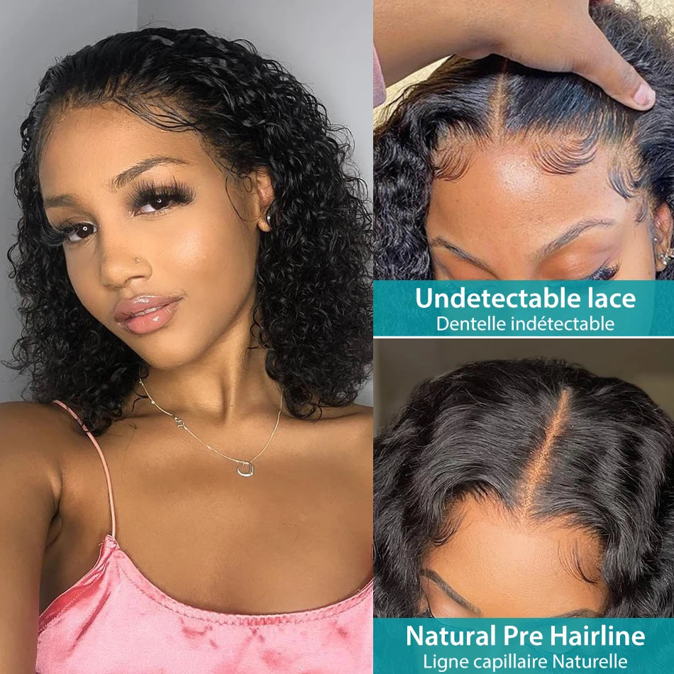 Jerry Curly Short Bob Wig 13x4 - Effortlessly Chic