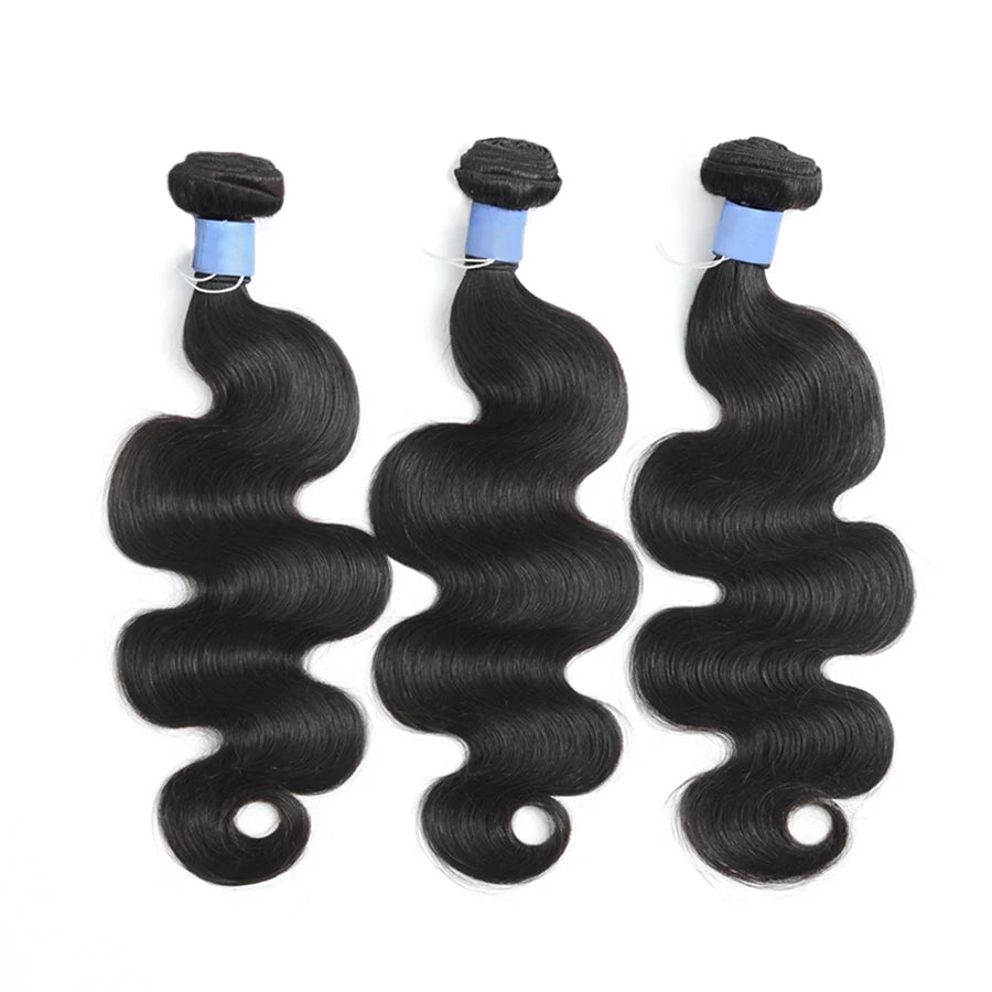 100% Virgin Remy Brazilian Hair Bundles – Body Wave