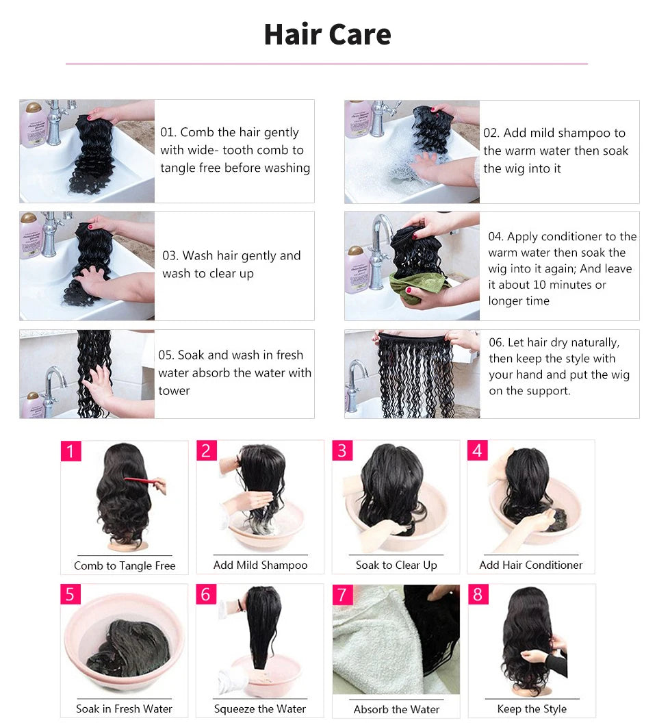 Deep Water Wave Lace Frontal Wig