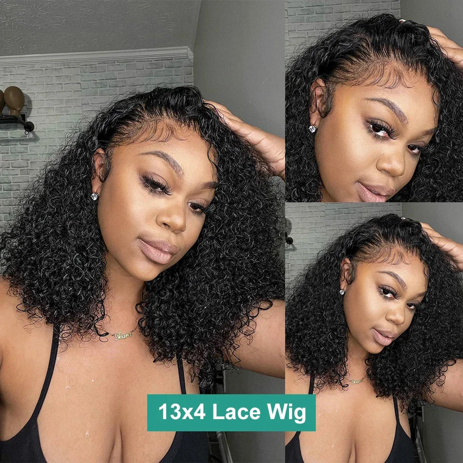 Jerry Curly Short Bob Wig 13x4 - Effortlessly Chic