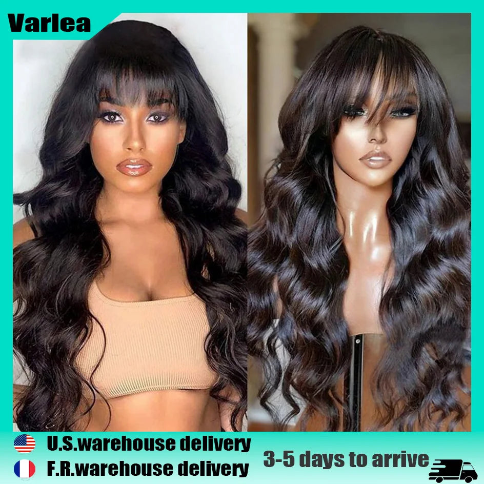 30 Inch Body Wave Premium Wig with Bangs