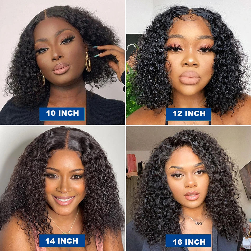 Jerry Curly Short Bob Wig 13x4 - Effortlessly Chic