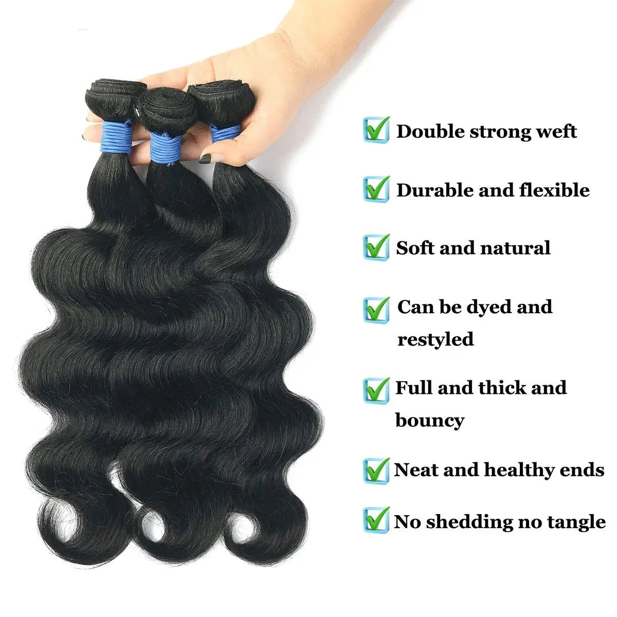 38-40 Inch Body Wave Hair Bundles