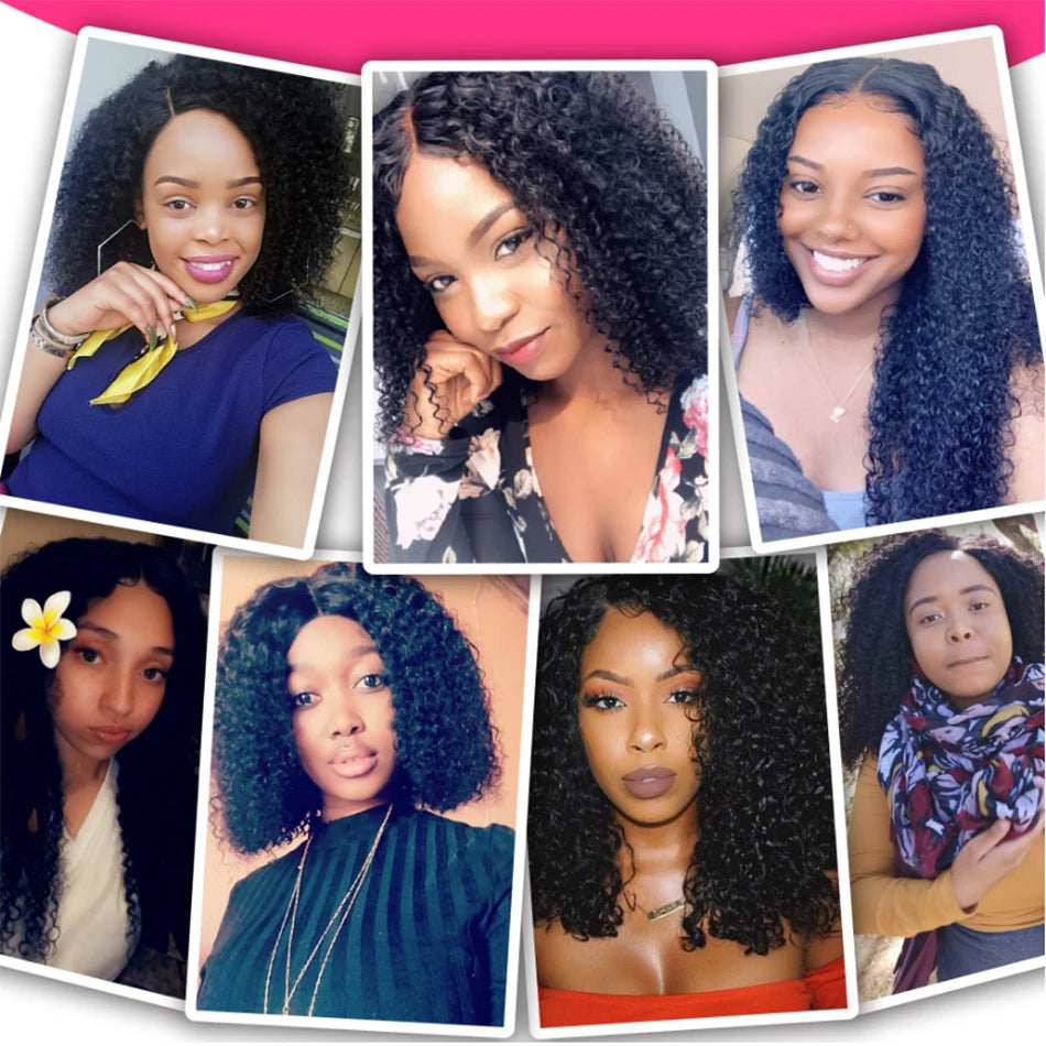 Kinky Curly Clip-In Hair Extensions