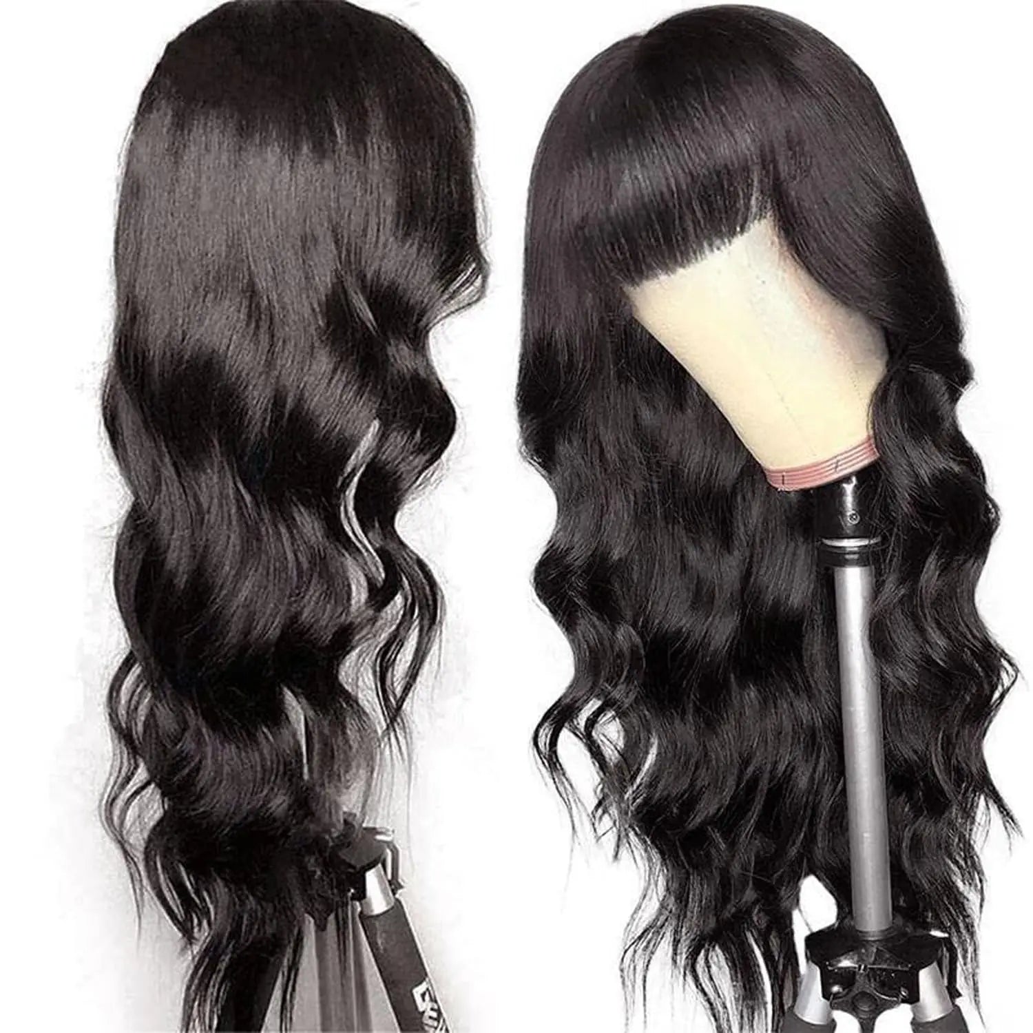 30 Inch Body Wave Premium Wig with Bangs