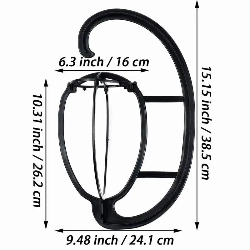 Detachable Portable Plastic Hanging Wig Stand