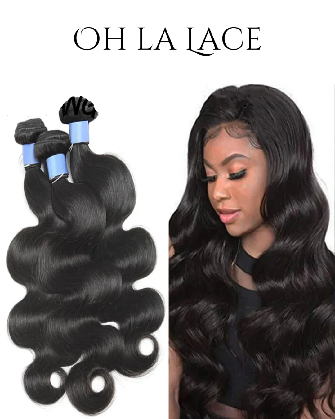 100% Virgin Remy Brazilian Hair Bundles – Body Wave