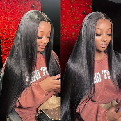 Mossily 250% Glueless Pre-Cut Straight premium Lace Wig