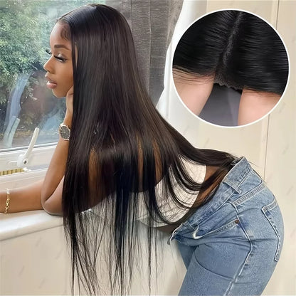 Mossily 250% Glueless Pre-Cut Straight premium Lace Wig