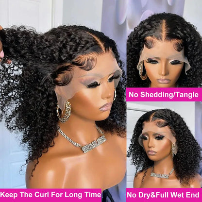 Brazilian Deep Wave Short Bob Wig 16 Inch