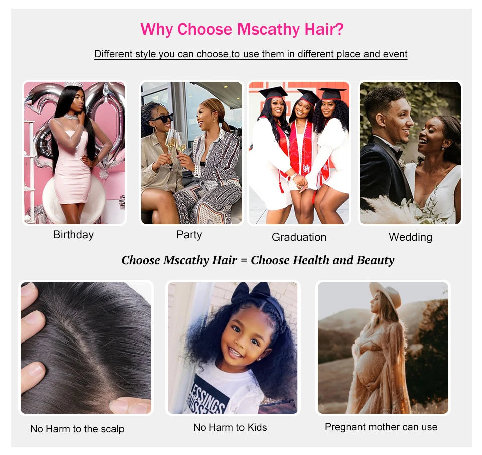 Brazilian Human Hair Wig with Brown Roots