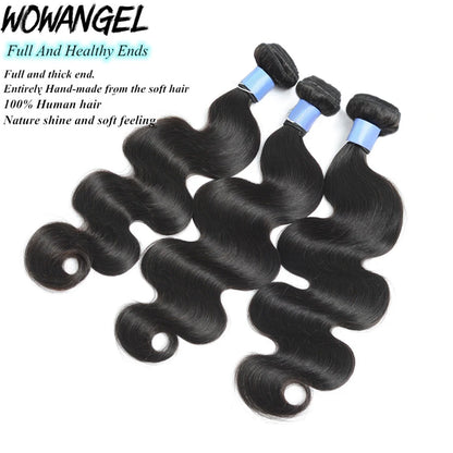 100% Virgin Remy Brazilian Hair Bundles – Body Wave