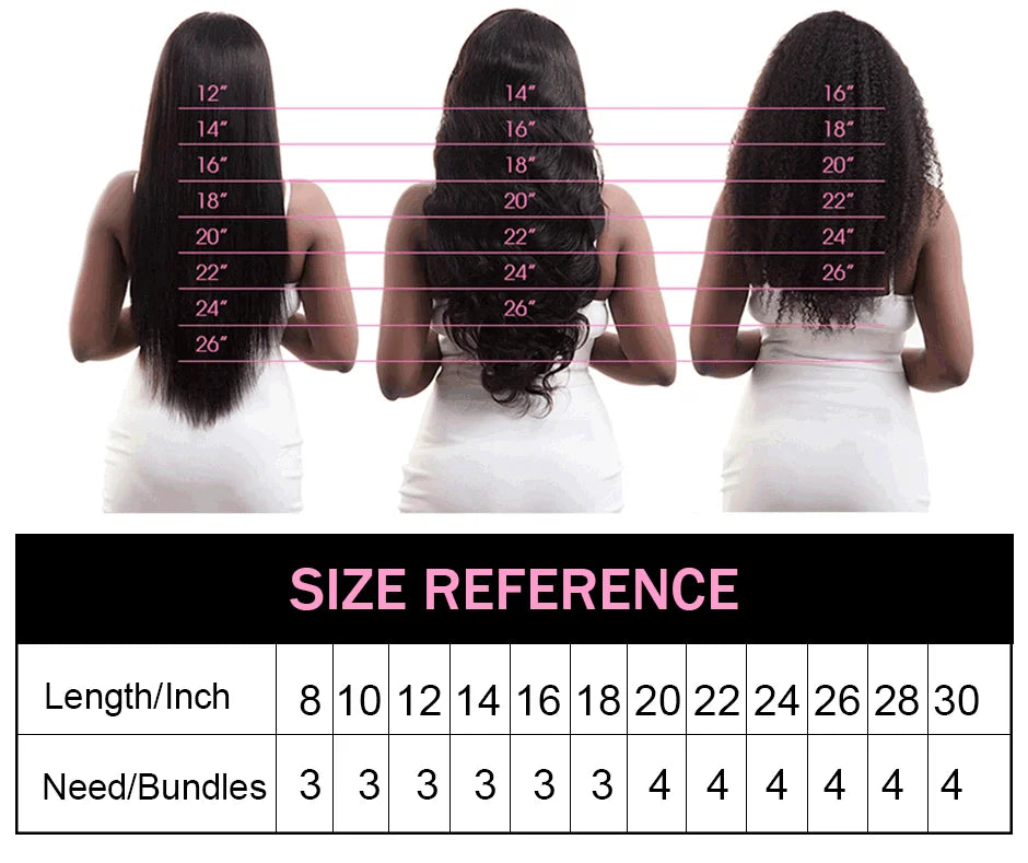 Sleek Human Hair Bundles - Straight Hair Extensions