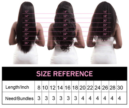 Sleek Human Hair Bundles - Straight Hair Extensions