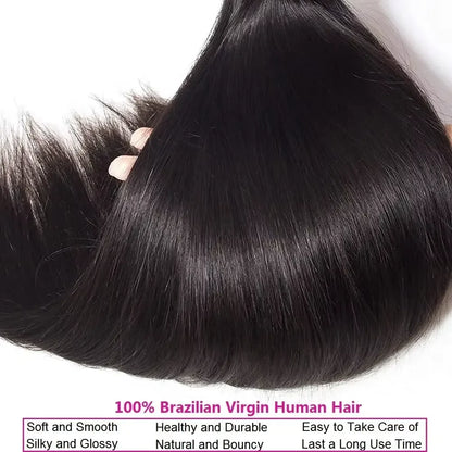 30-40 Inch Bone Straight Hair Bundles