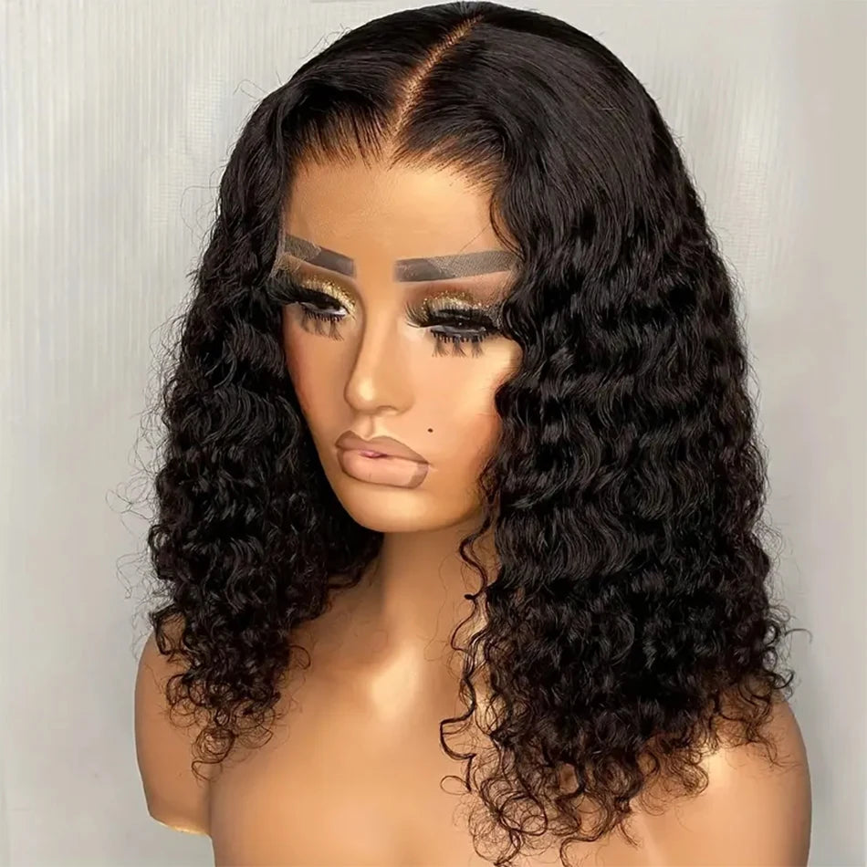 Brazilian Deep Wave Short Bob Wig 16 Inch