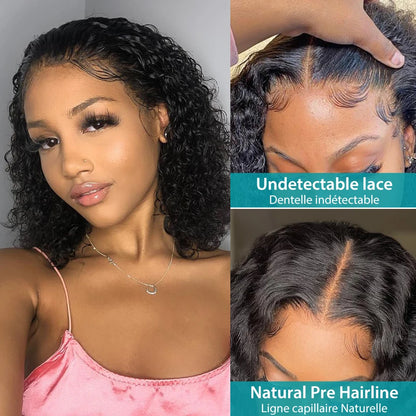 Jerry Curly Short Bob Wig 13x4 - Effortlessly Chic