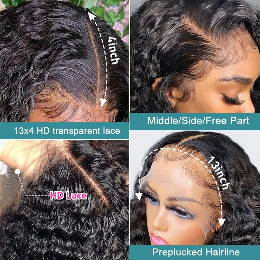 Deep Water Wave Lace Frontal Wig