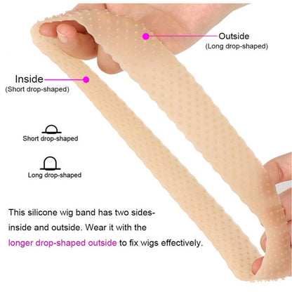 Silicone Grip Wig Band