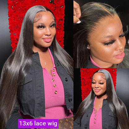 30-40 Inch Straight Lace Front Wigs