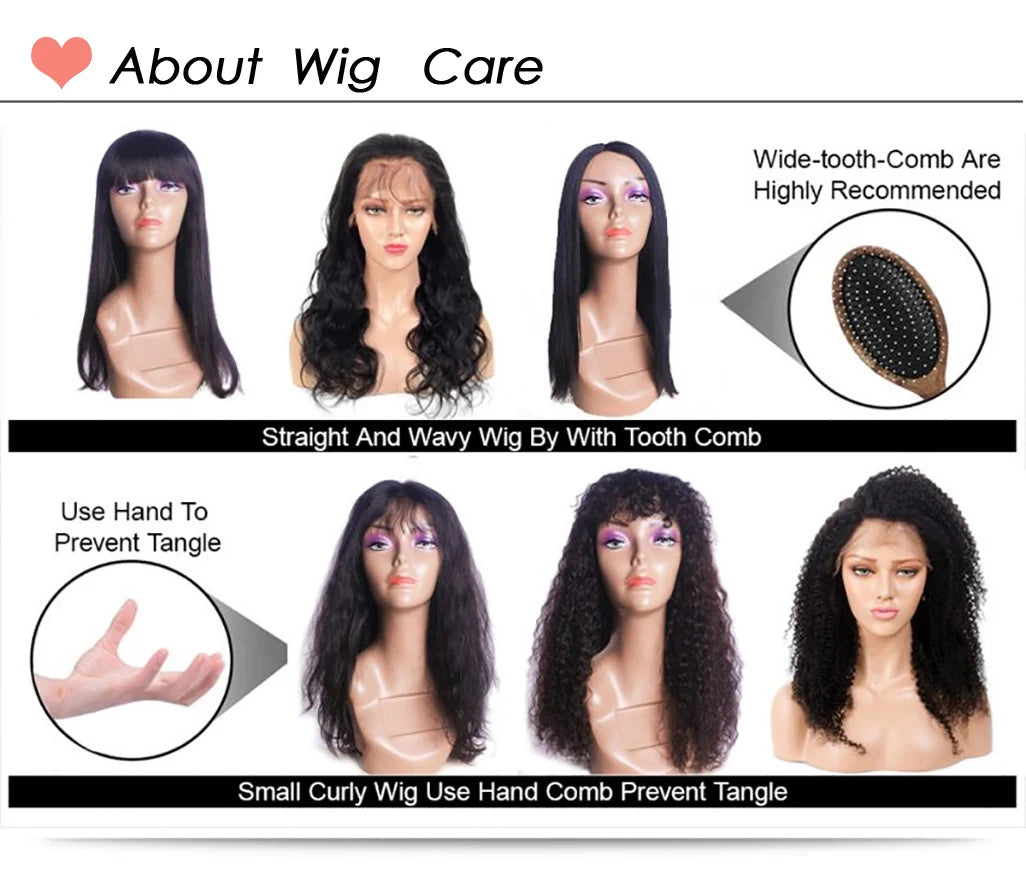 Straight Bob Human Hair Wig with Bangs