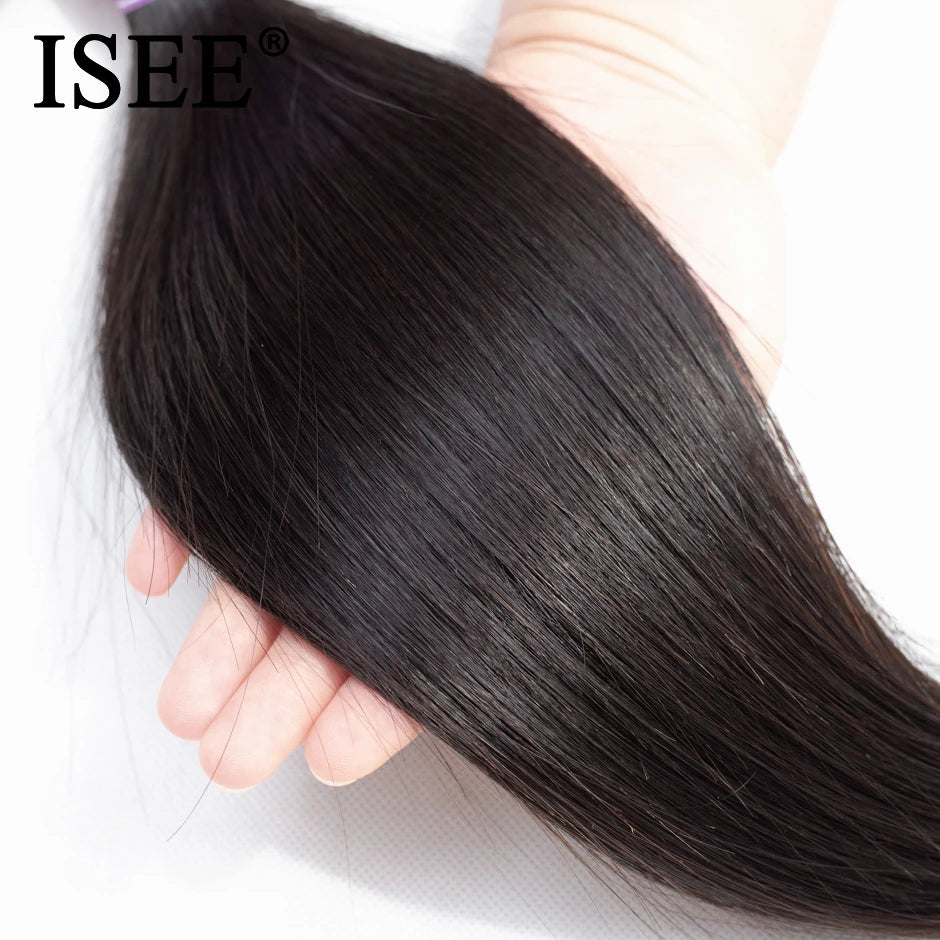 Sleek Human Hair Bundles - Straight Hair Extensions