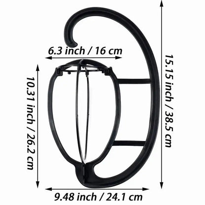 Detachable Portable Plastic Hanging Wig Stand