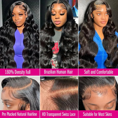 Loose Wave Lace Front Wig Brazilian Hair Wigs