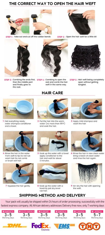 Sleek Human Hair Bundles - Straight Hair Extensions