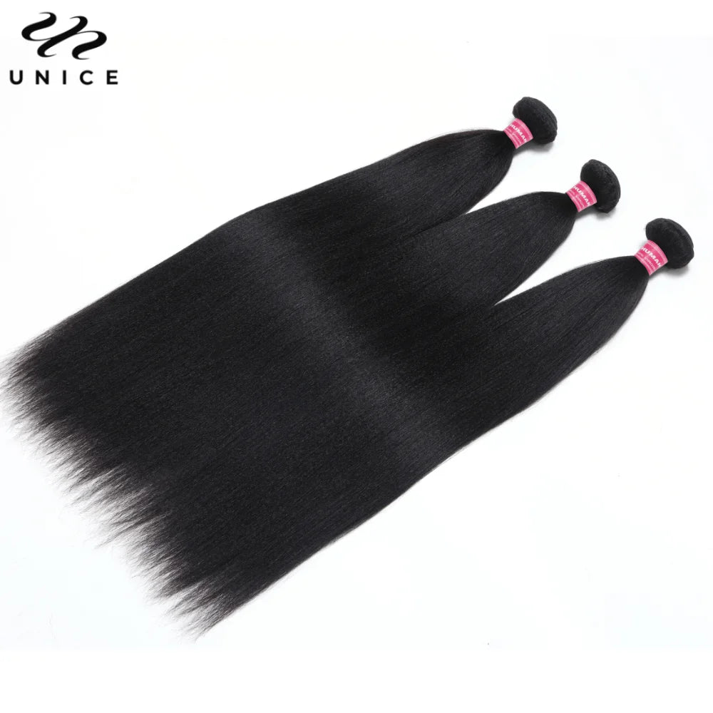 Yaki Straight Human Hair Bundles