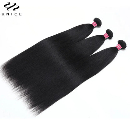 Yaki Straight Human Hair Bundles