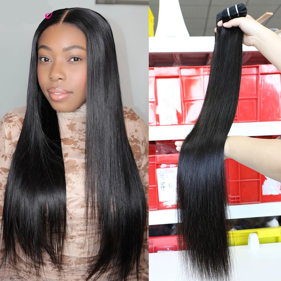 12A Brazilian Straight Hair Bundles